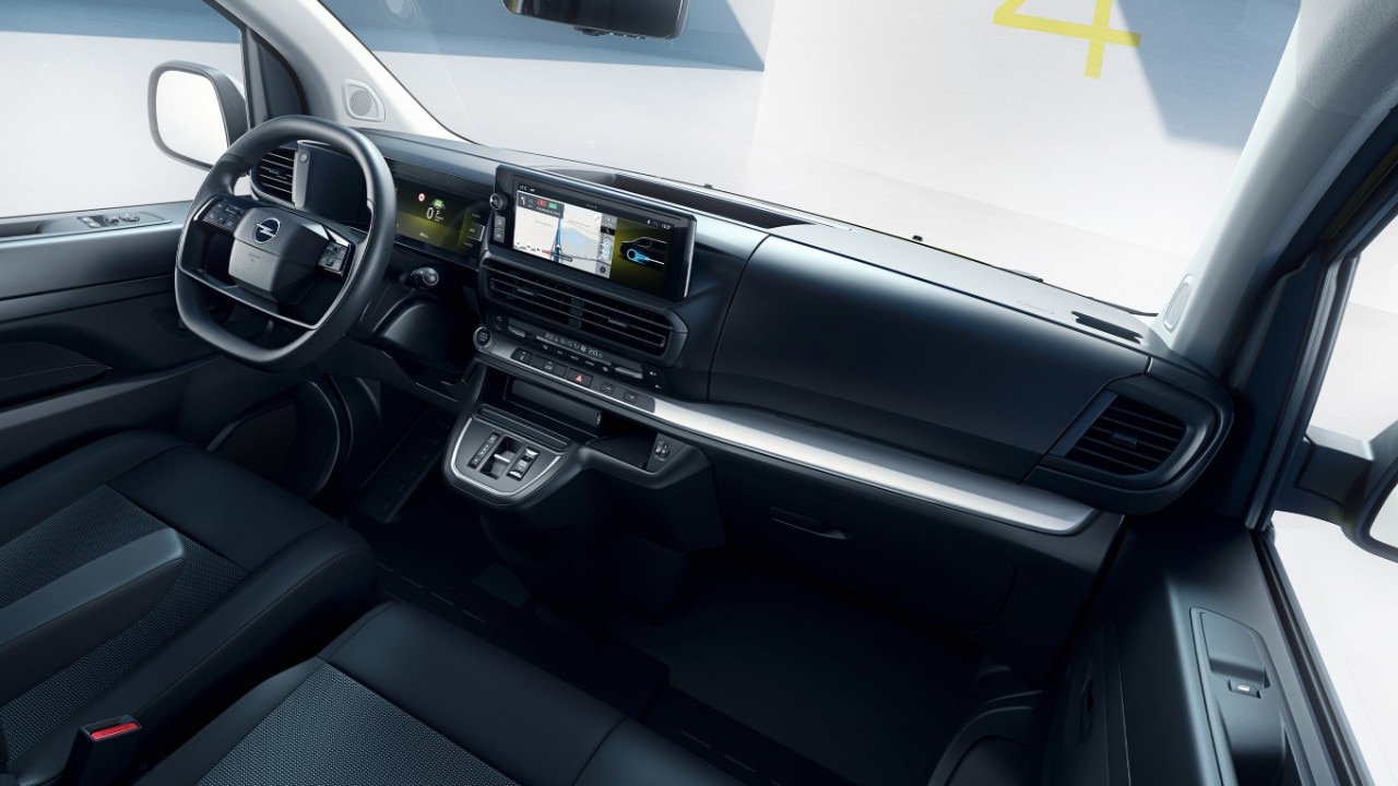 Vista interna di Nuovo Opel Vivaro Electric
