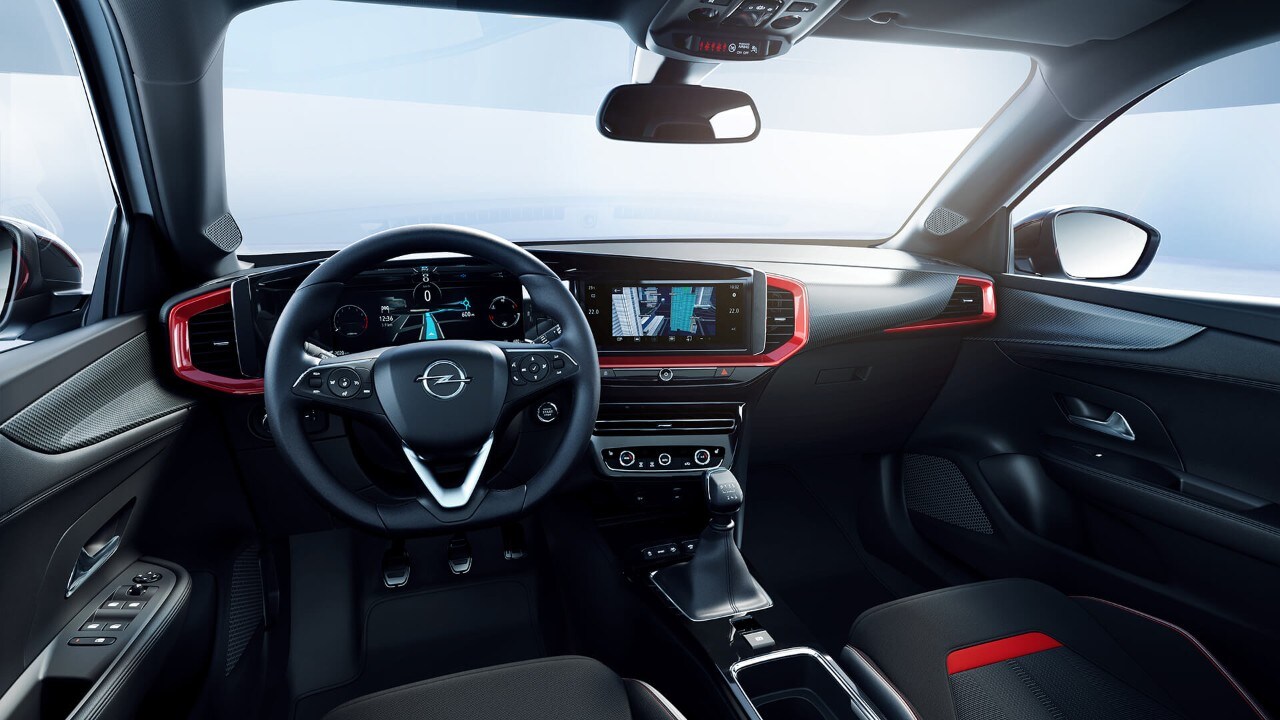 Vista interna di Opel Mokka Pure Panel